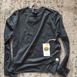 Vuori Charcoal green Crew Neck Sweatshirt